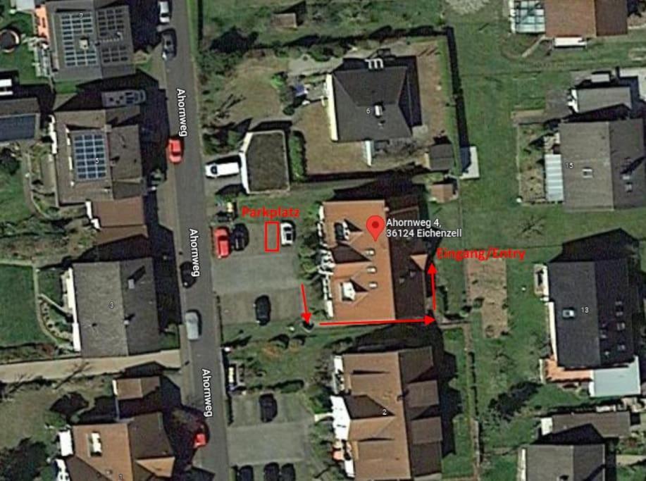 Gemuetliches Ferienapartment Mit Optionaler E-Ladesaeule Eichenzell Extérieur photo